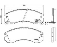 Гальмівні колодки BREMBO P54017 — надійність та безпека для вашого авто