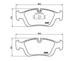 Гальмівні колодки BREMBO P06024 для BMW E36 – надійність та якість для вашого авто