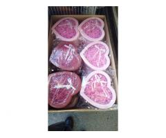 Подарунковий набір мила букет з троянд у коробці Love Light Rose Flower з підсвіткою