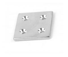 Магніт 40x40x4 mm -7/3.5 mm x 4 потай