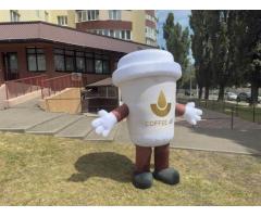 Аниматорский костюм надувной - ходячий щит бренда 240 см 4 часа работы