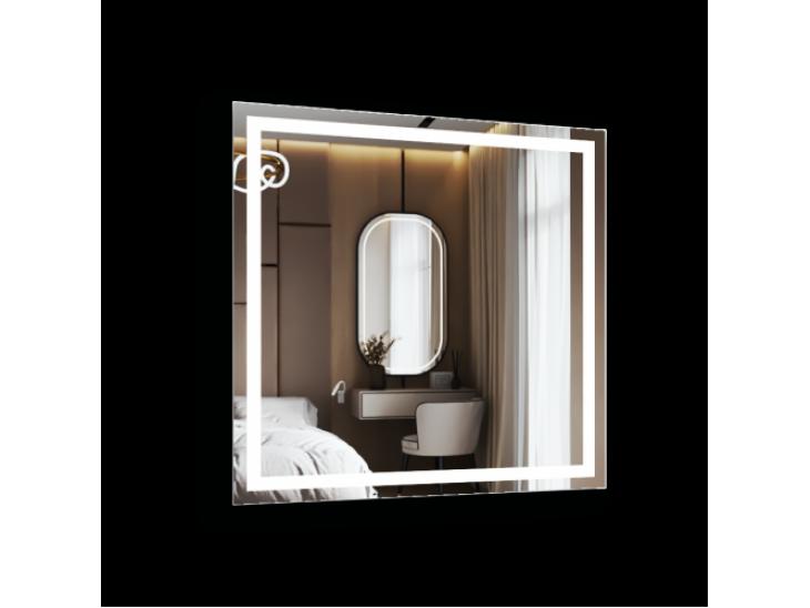 Дзеркало з LED підсвічуванням 750 х 750 мм. Дзеркало з LED підсвічуванням 750 х 750 мм.