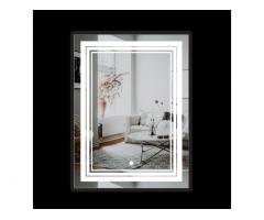 Дзеркало з LED підсвічуванням і сенсорним вимикачем 800 х 600 мм