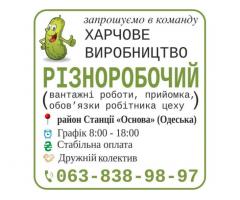 Різноробочий на харчове виробництво