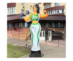 Махаючий надувний чоловічок реклама вулична 4 метри