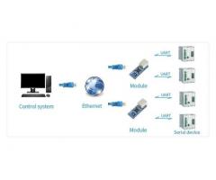Конвертер UART в Ethernet CH9121 — 2 канала, RJ45